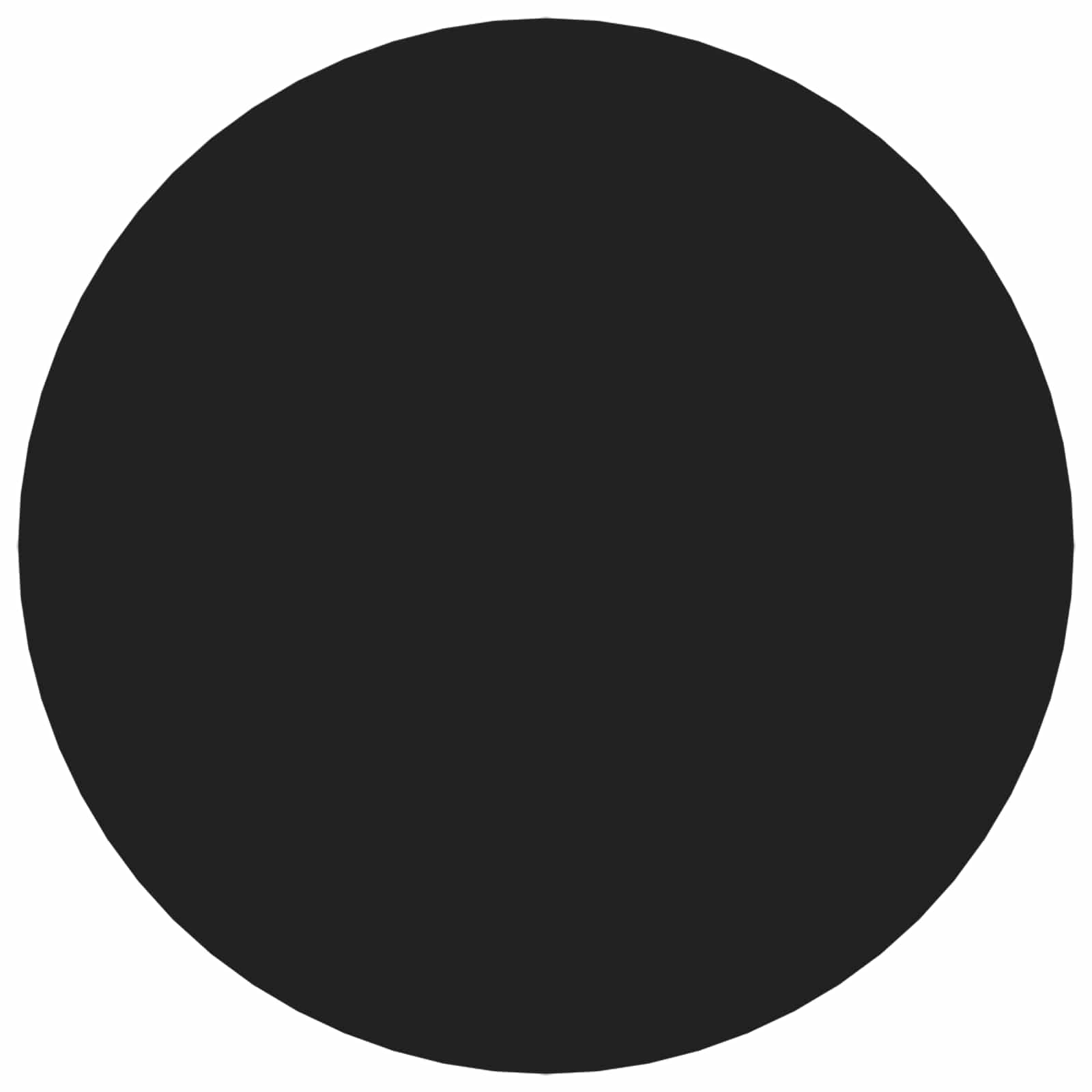 Self-adhesive Screw Cover 12 pcs Black Ø 20 x 0.5 mm