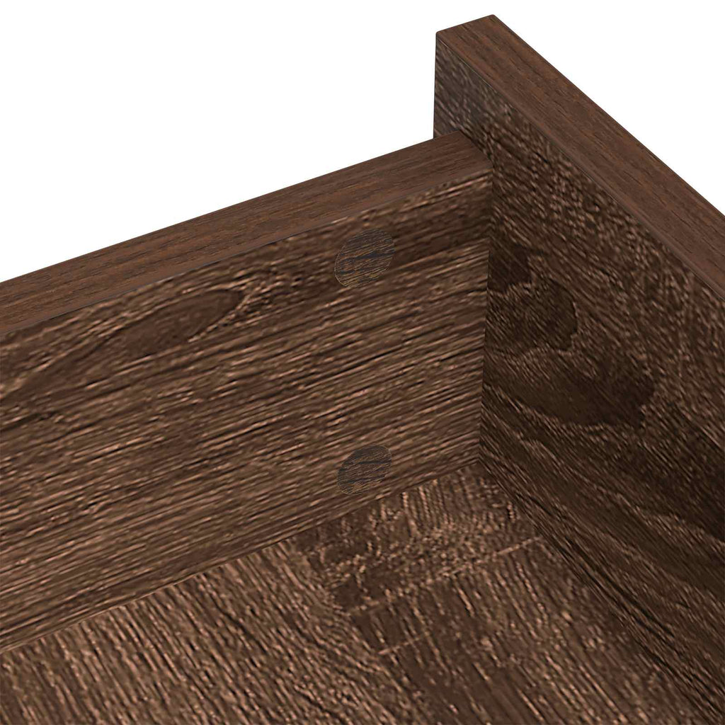 Self-adhesive Screw Cover 2 pcs Brown Oak Ø 20 x 0.5 mm