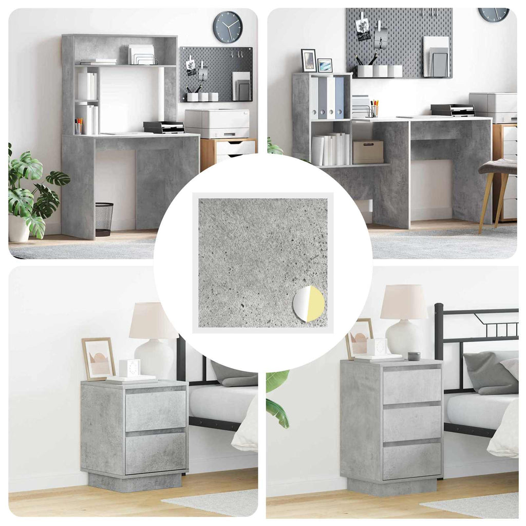 Self-adhesive Screw Cover 12 pcs Concrete Grey Ø 20 x 0.5 mm