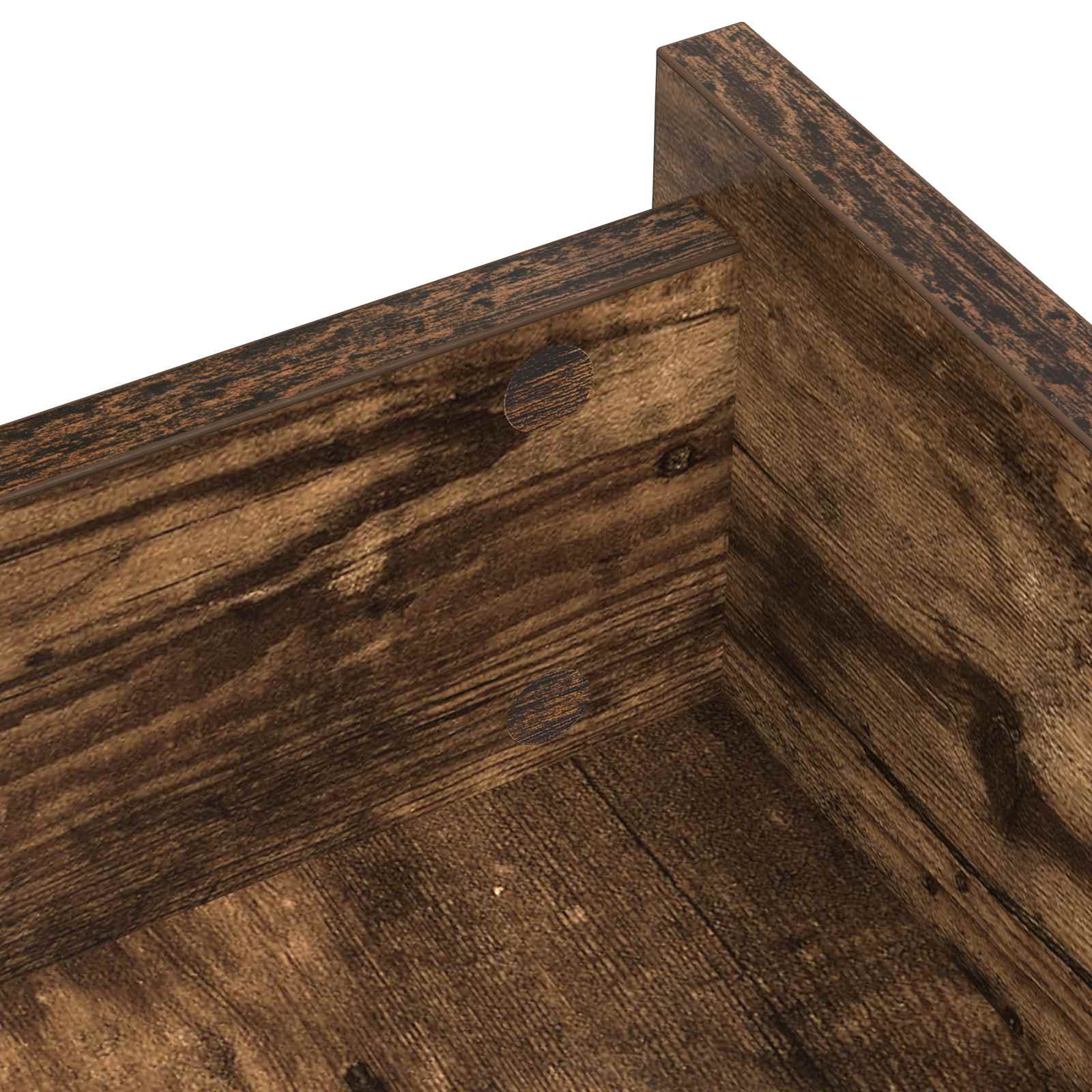 Self-adhesive Screw Cover 2 pcs Smoked Oak Ø 20 x 0.5 mm