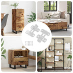 Door Latch 2 pcs Silver 70 x 8 mm Steel