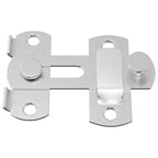 Door Latch 2 pcs Silver 70 x 8 mm Steel