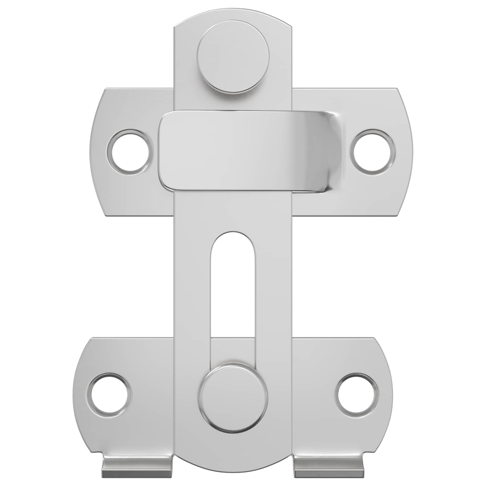 Door Latch 12 pcs Silver 70 x 8 mm Steel