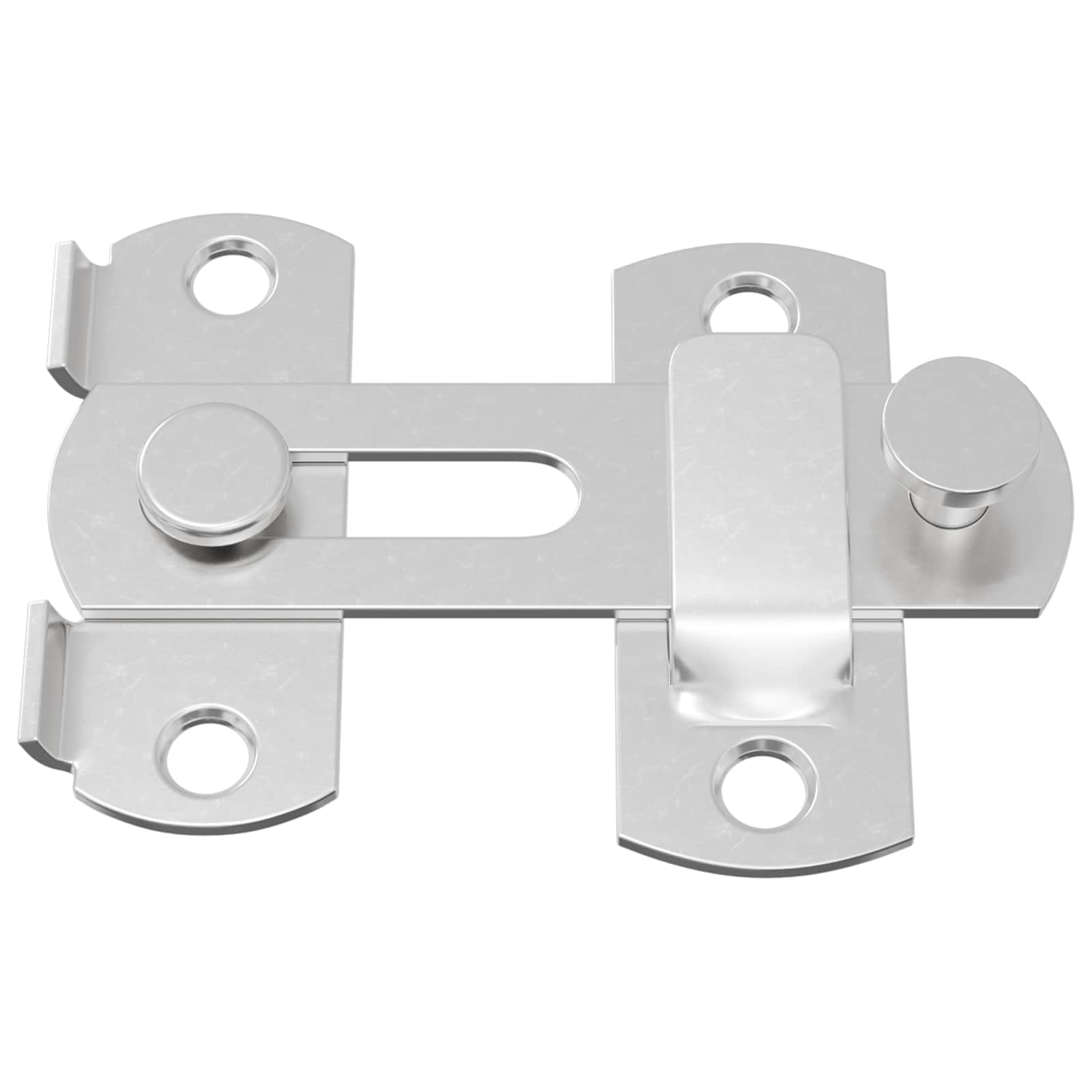 Door Latch 12 pcs Silver 70 x 8 mm Steel