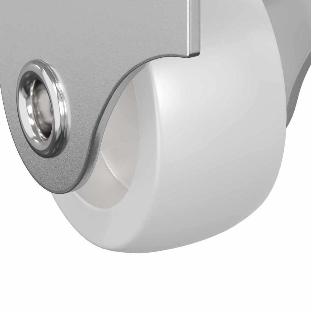 Caster 2 pcs White 42 x 11.5 x 29 mm Iron