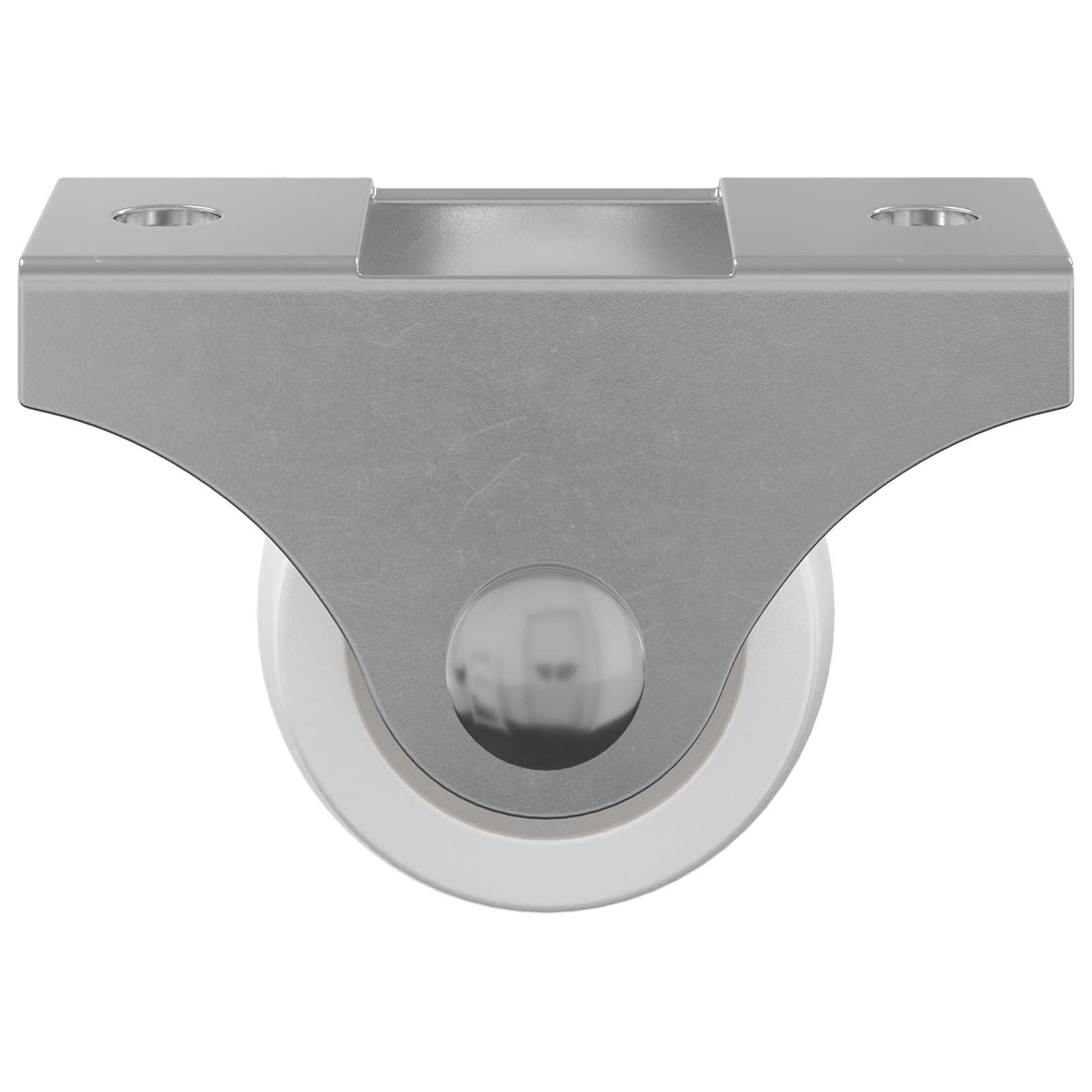 Caster 2 pcs White 42 x 11.5 x 29 mm Iron