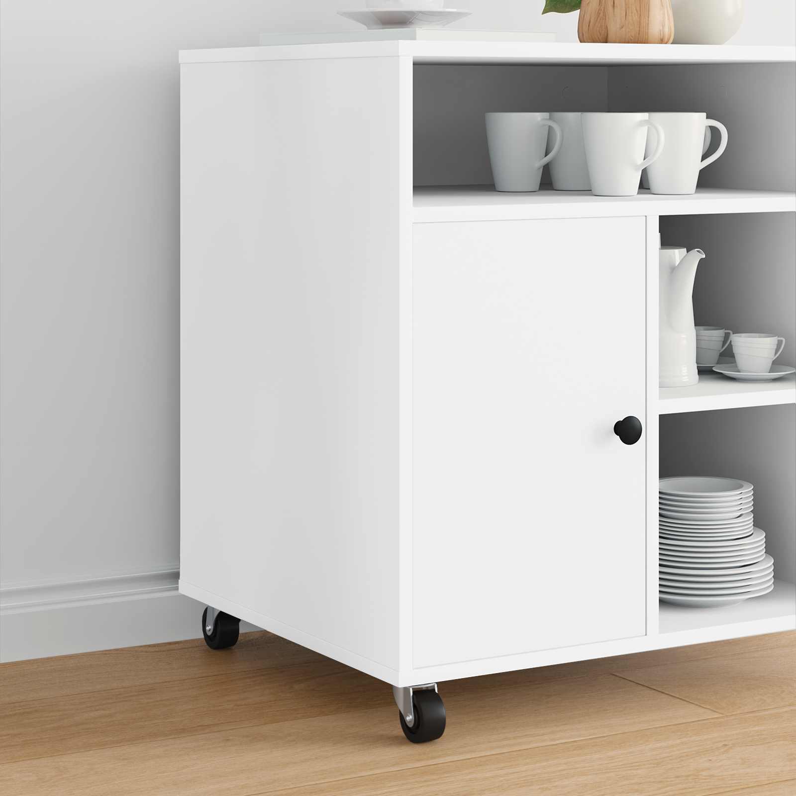 Swivel Castor 2 pcs Silver 60 x 60 x 50 mm Iron and nylon