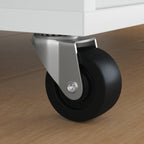 Swivel Castor 2 pcs Silver 60 x 60 x 50 mm Iron and nylon