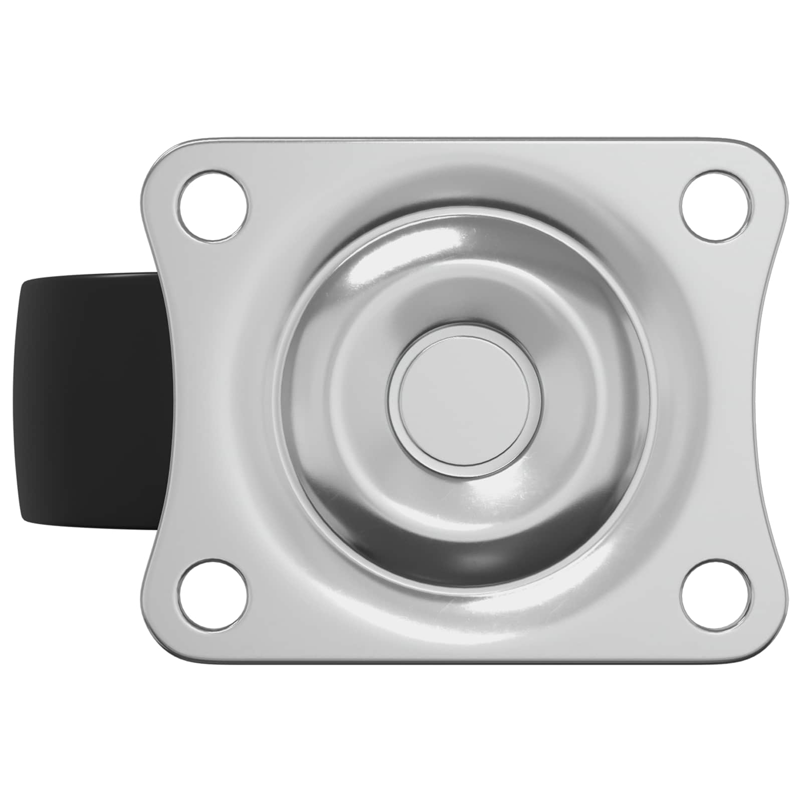 Swivel Castor 2 pcs Silver 60 x 60 x 50 mm Iron and nylon