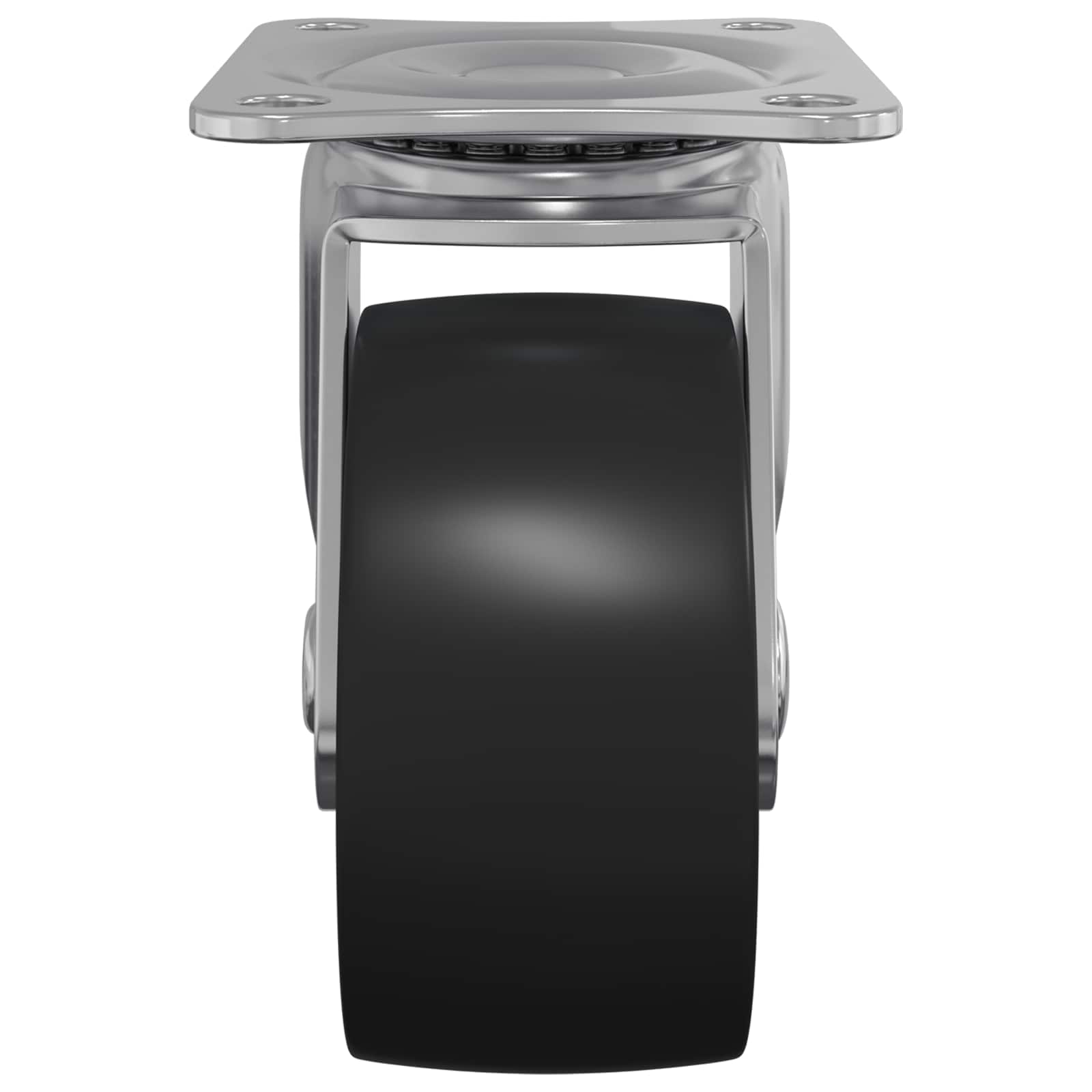 Swivel Castor 12 pcs Silver 60 x 60 x 50 mm Iron and nylon