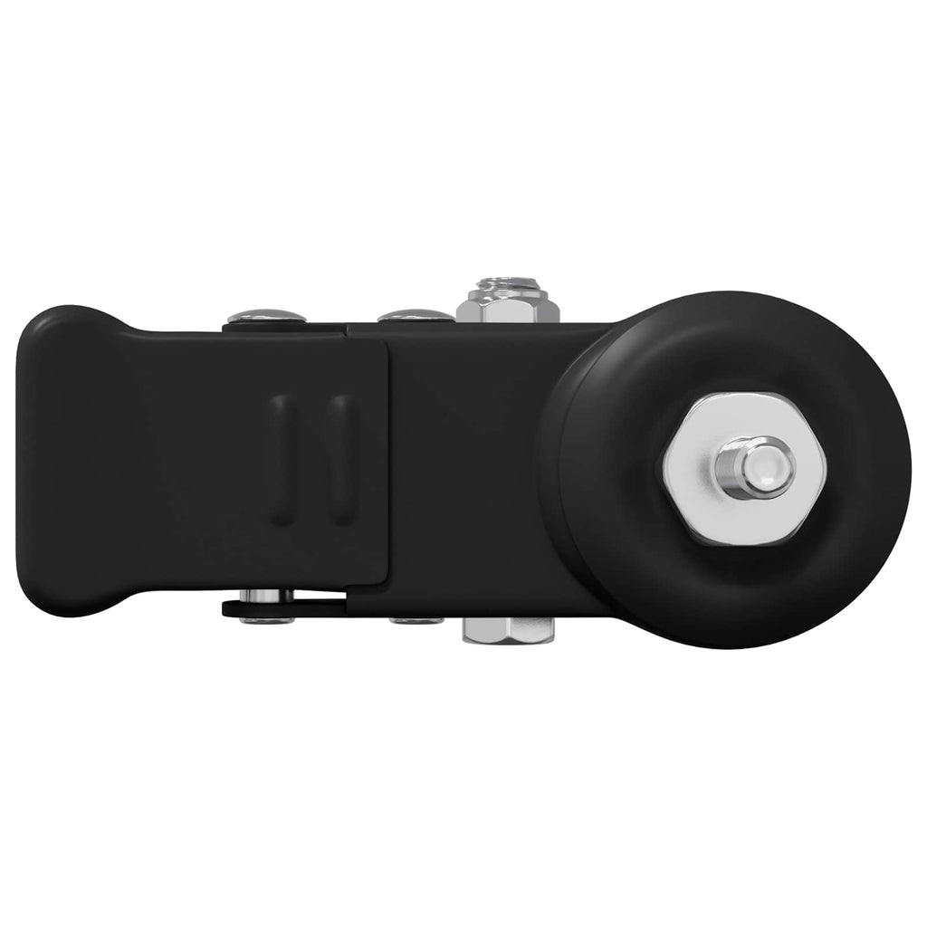 Casters 2 pcs Black M6 x 1.5 mm Iron and Nylon