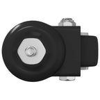 Swivel Castor 2 pcs Black M6 mm Iron and nylon