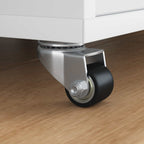 Caster 2 pcs Silver 50 mm Nylon