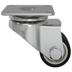 Caster 2 pcs Silver 50 mm Nylon