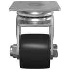 Caster 2 pcs Silver 50 mm Nylon