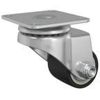 Caster 12 pcs Silver 50 mm Nylon