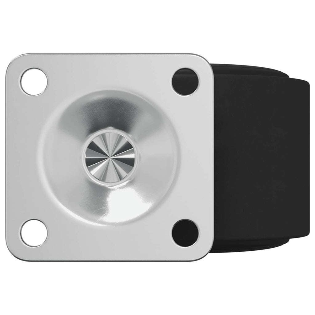 Swivel Castor 12 pcs Black 54 mm Iron and PP