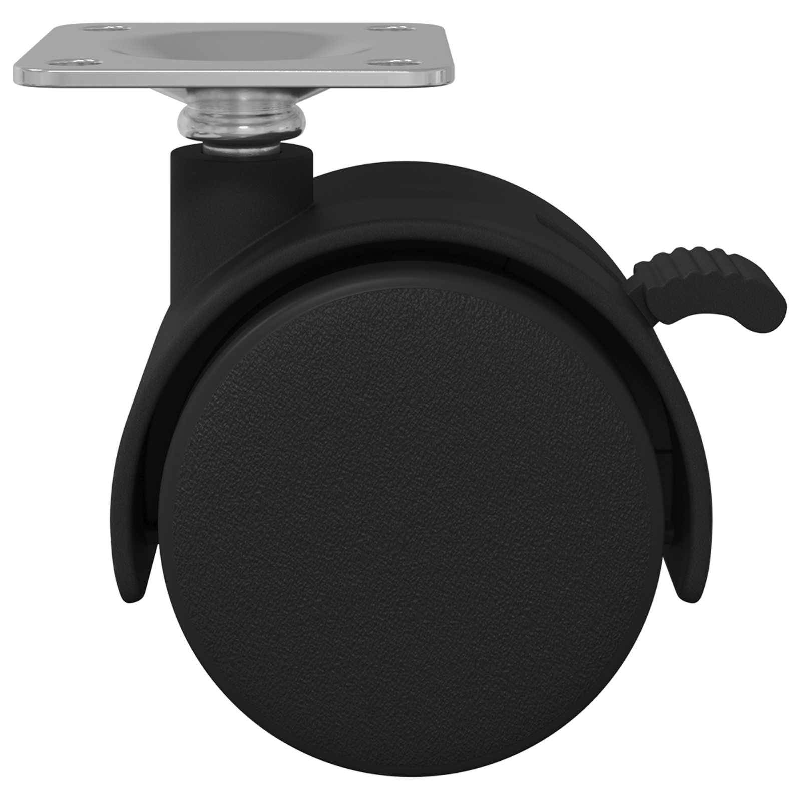 Castor Black Iron and Polypropylene