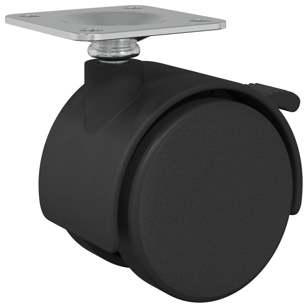 Castor Black Iron and Polypropylene