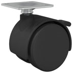 Castor Black Iron and Polypropylene