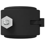 Caster 12 pcs Black and Silver 37.8 x 40 mm Iron and PP