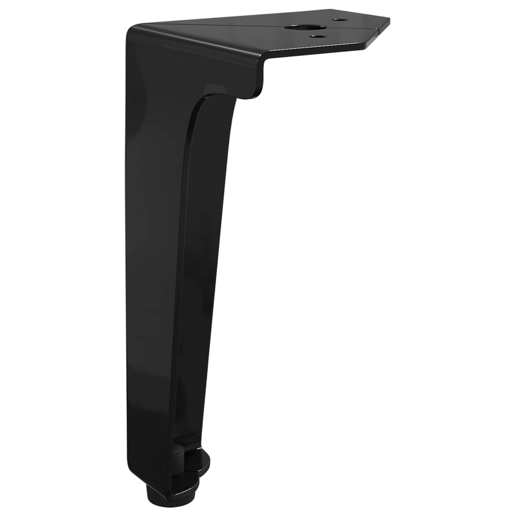 Furniture Feet 2 pcs Black 5.5 x 5.5 x 10 cm Iron