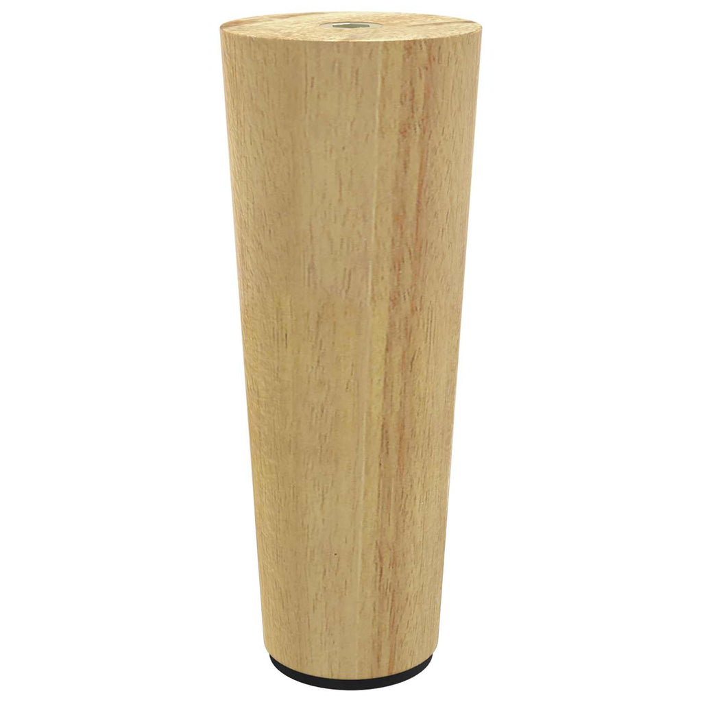 Furniture Feet 2 pcs Brown Ø 44 x 100 mm Solid Eucalyptus Wood