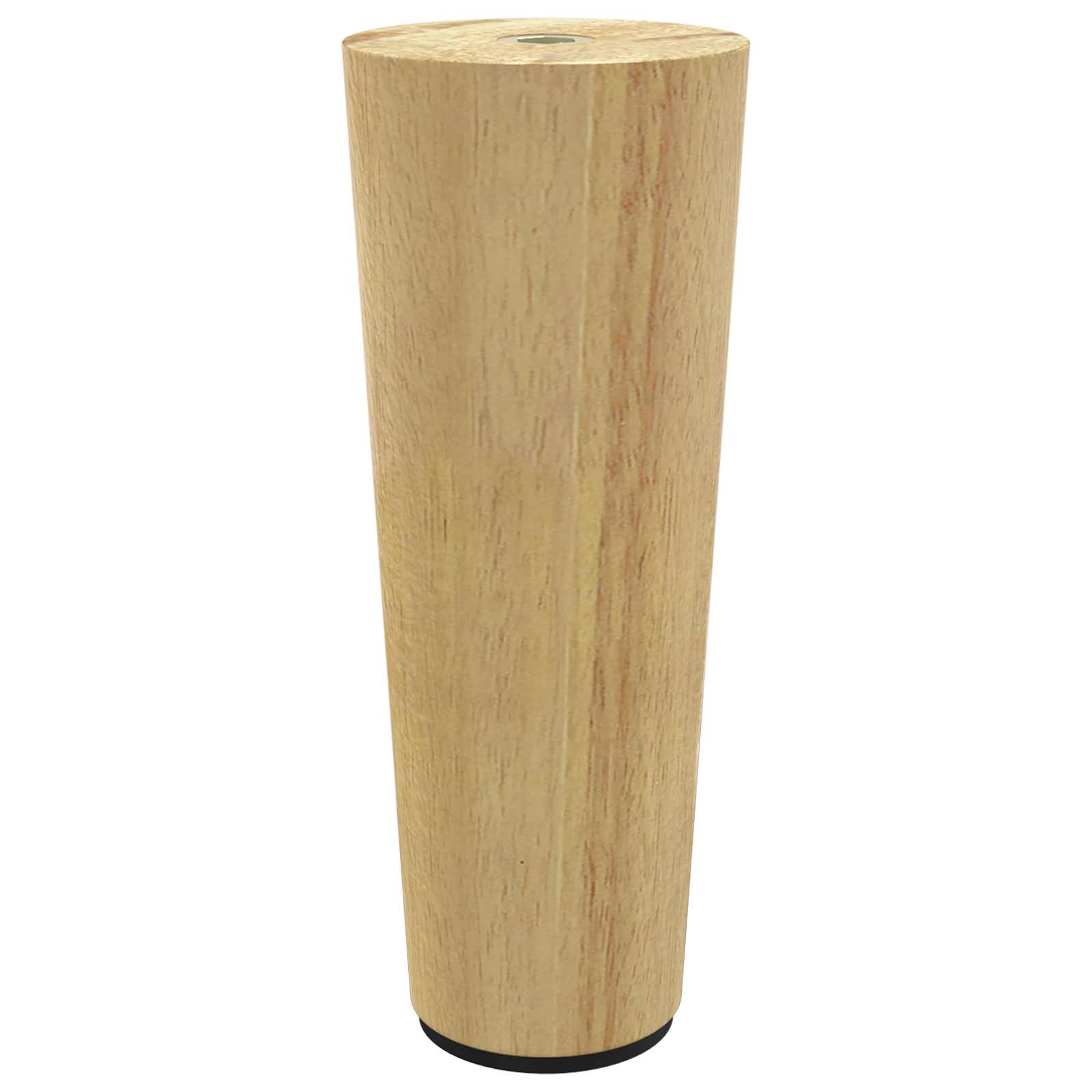 Furniture Feet 2 pcs Brown Ø 44 x 100 mm Solid Eucalyptus Wood