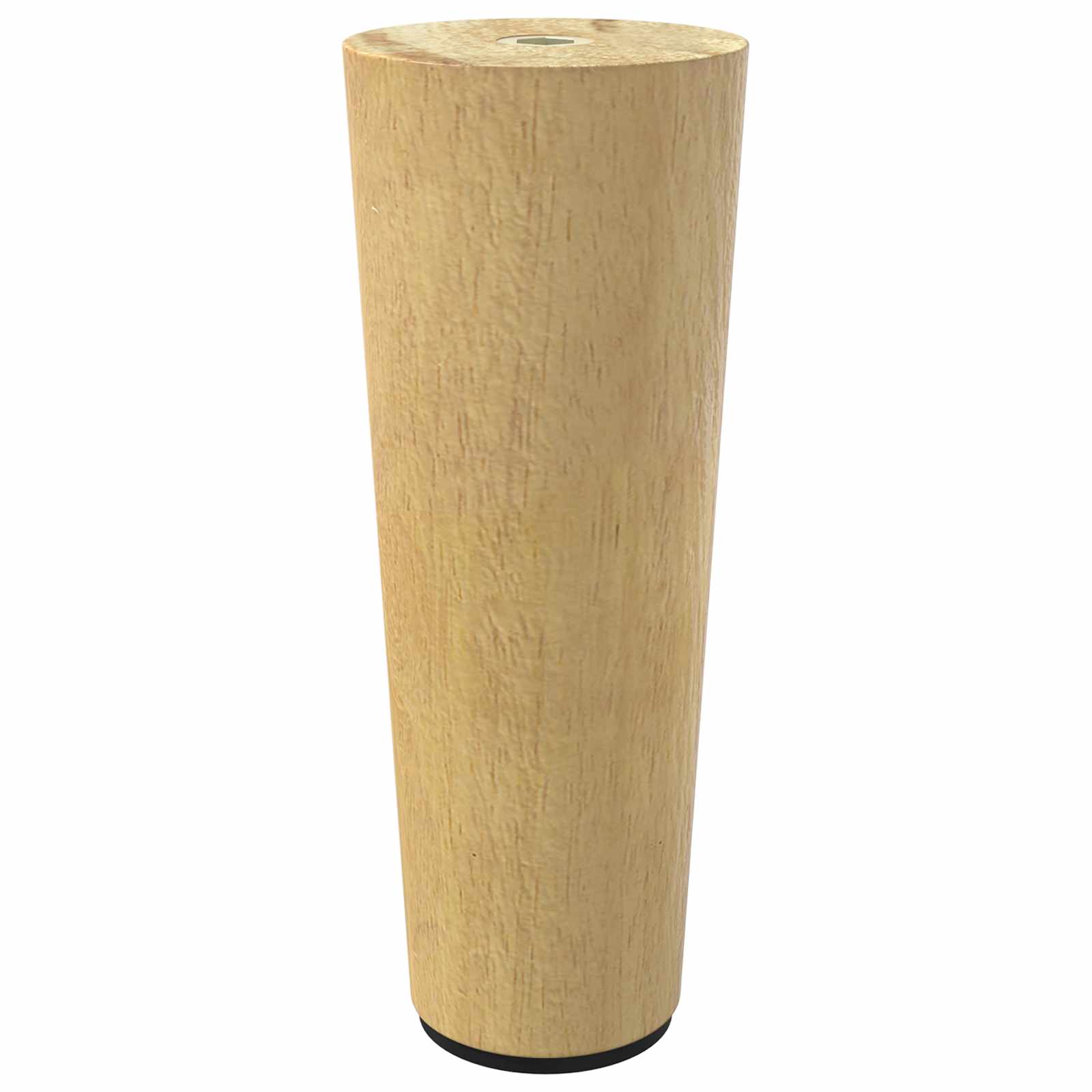 Furniture Feet 2 pcs Brown Ø 44 x 100 mm Solid Eucalyptus Wood