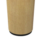 Furniture Feet 12 pcs Brown Ø 44 x 100 mm Solid Eucalyptus Wood