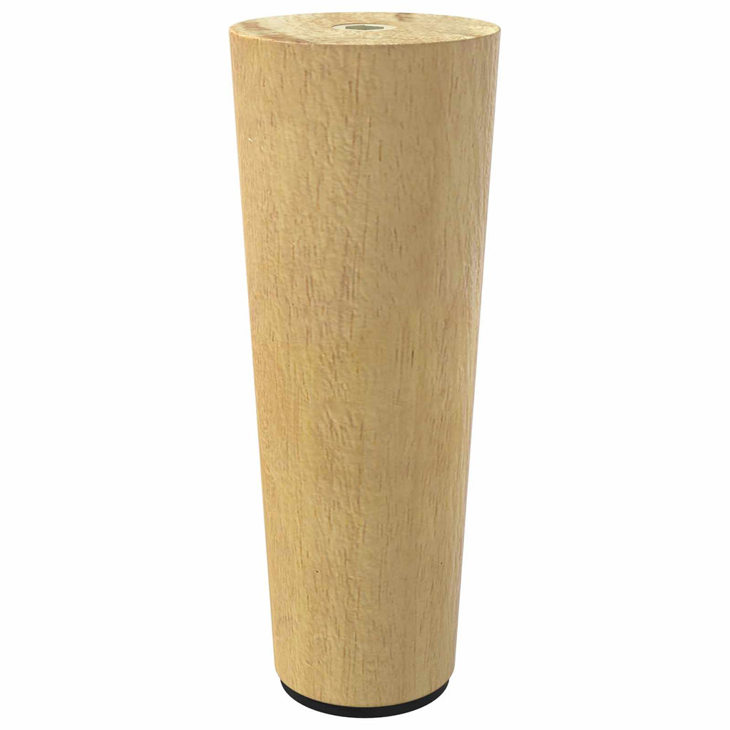 Furniture Feet 12 pcs Brown Ø 44 x 100 mm Solid Eucalyptus Wood