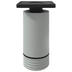 Furniture Feet Adjustable 2 pcs White 64 x 64 x 100 mm PP