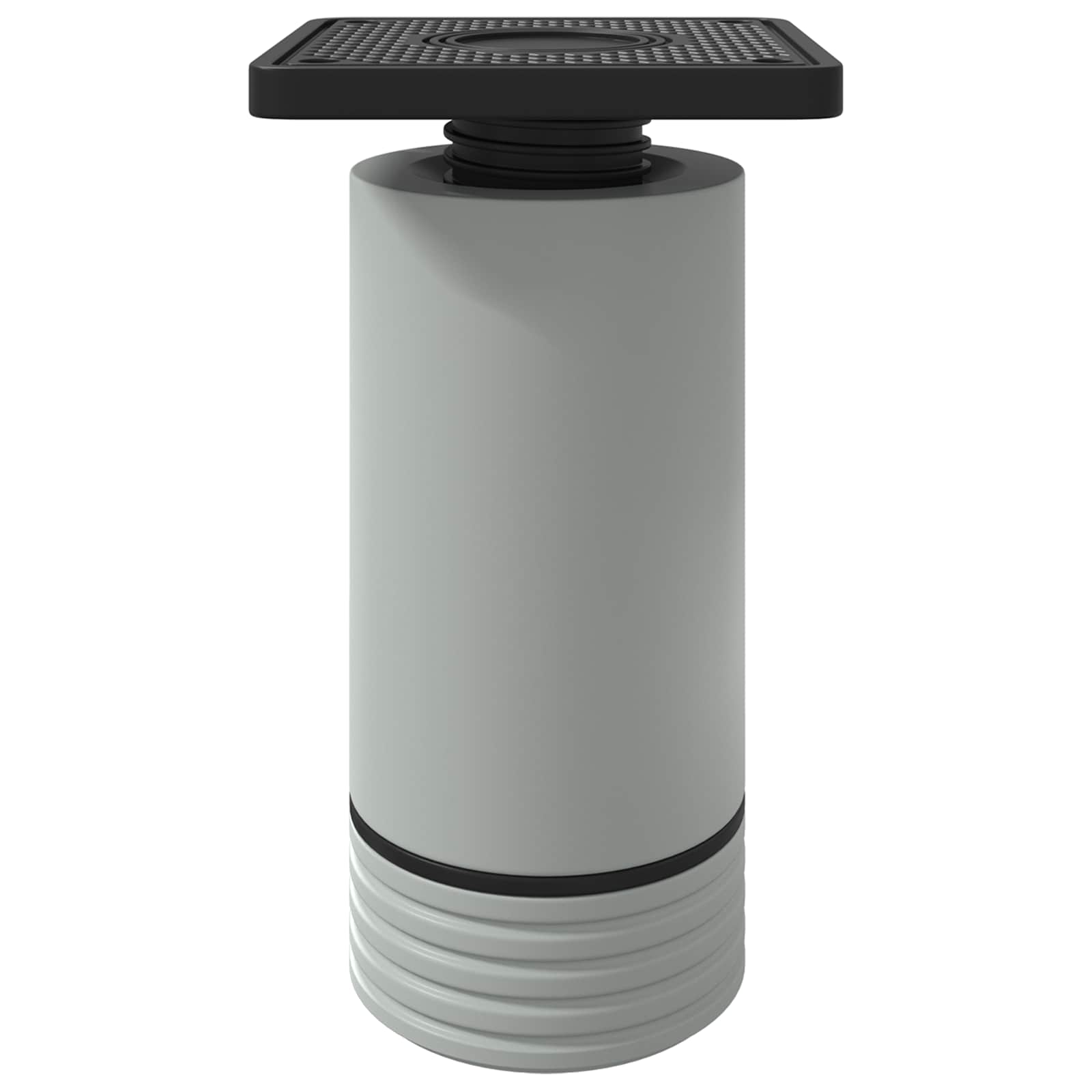 Furniture Feet Adjustable 2 pcs White 64 x 64 x 100 mm PP