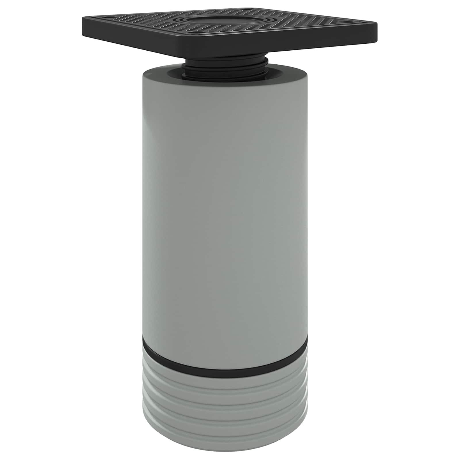 Furniture Feet Adjustable 12 pcs White 64 x 64 x 100 mm PP