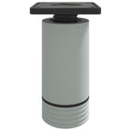 Furniture Feet Adjustable 12 pcs White 64 x 64 x 100 mm PP