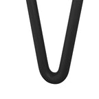 Furniture Foot 12 pcs Black 54.1 x 54.1 x 100 mm Iron