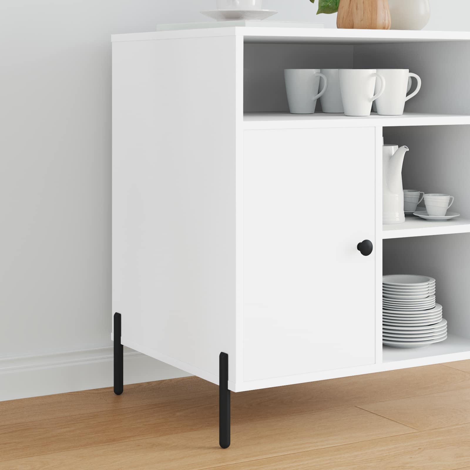 Furniture Feet 2 pcs Black 0 Iron