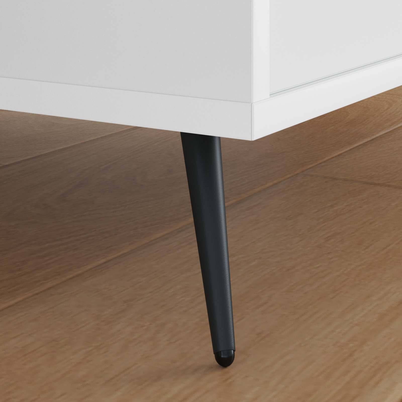 Standing Feet 12 pcs Black 56 x 56 x 100 mm Iron