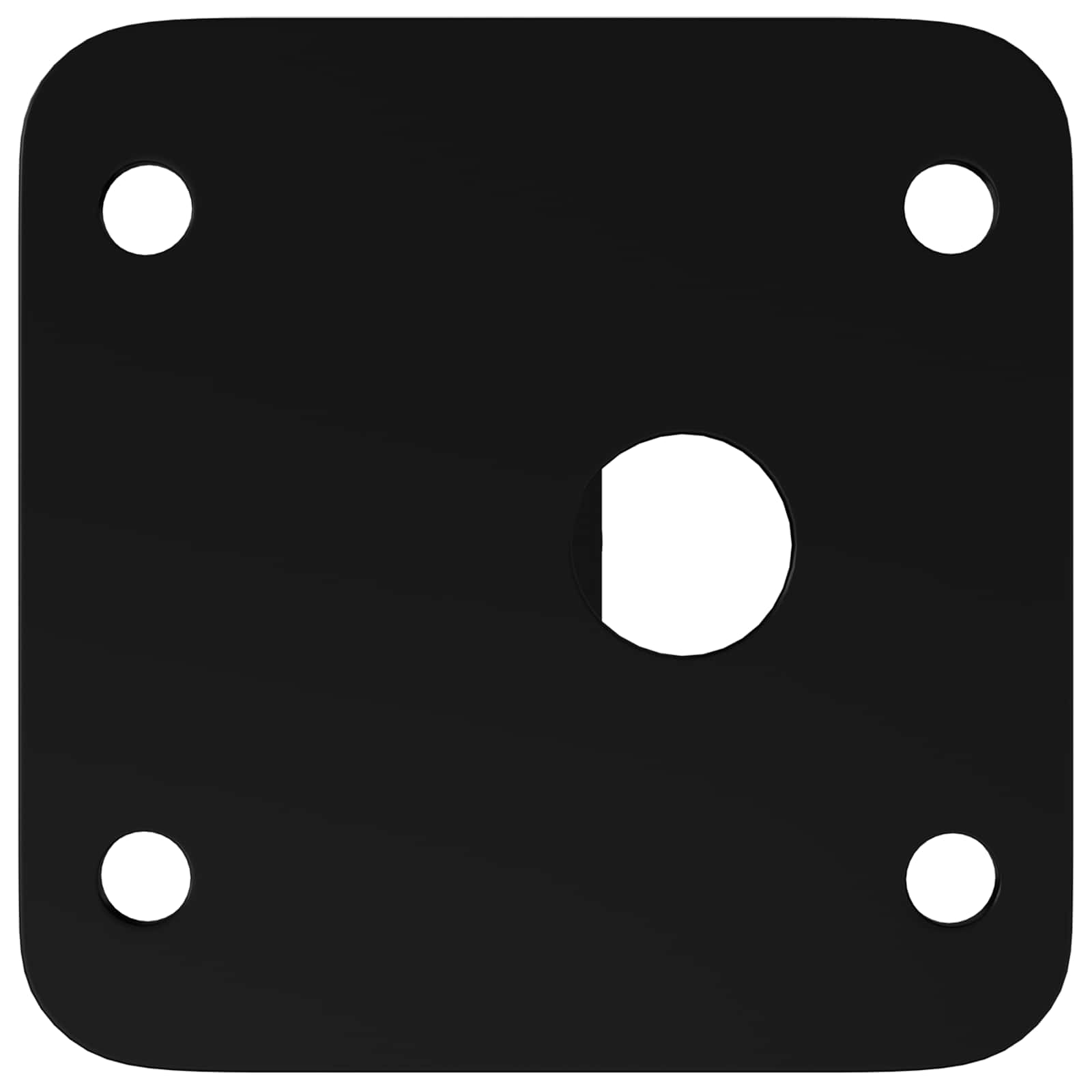 Standing Feet 2 pcs Black 40 x 40 x 100 mm Iron