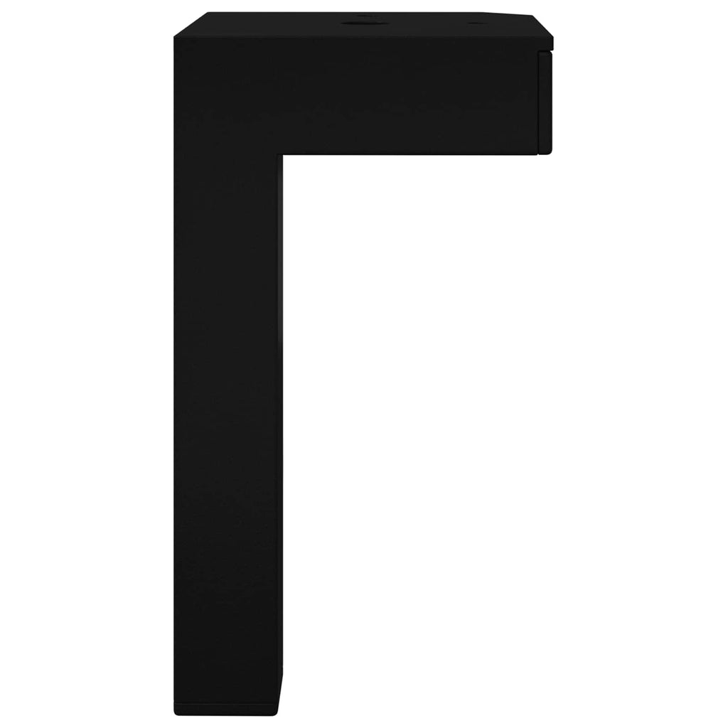 Standing Feet 2 pcs Black 57 x 57 x 100 mm Iron