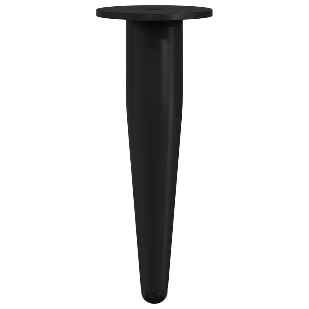 Furniture Feet 2 pcs Black Ø 40 x 98 mm Iron