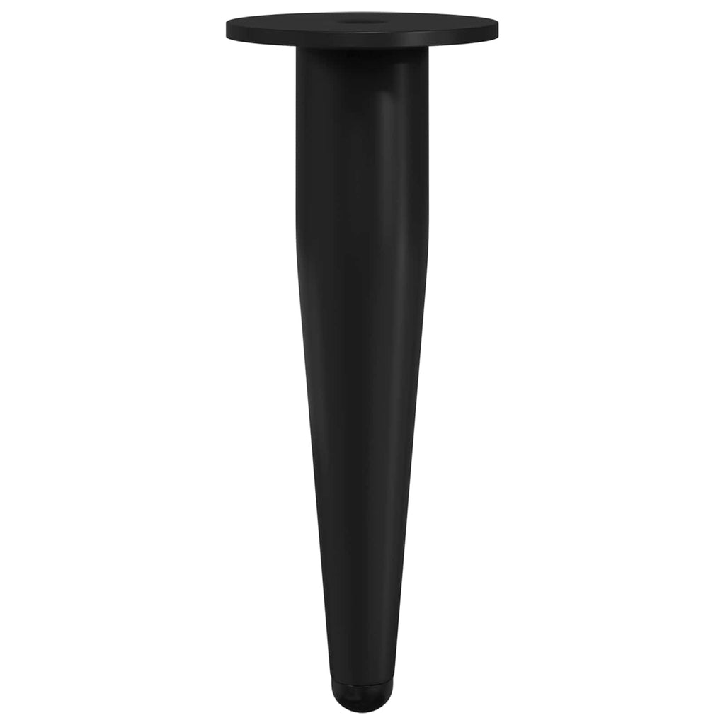 Furniture Feet 2 pcs Black Ø 40 x 98 mm Iron