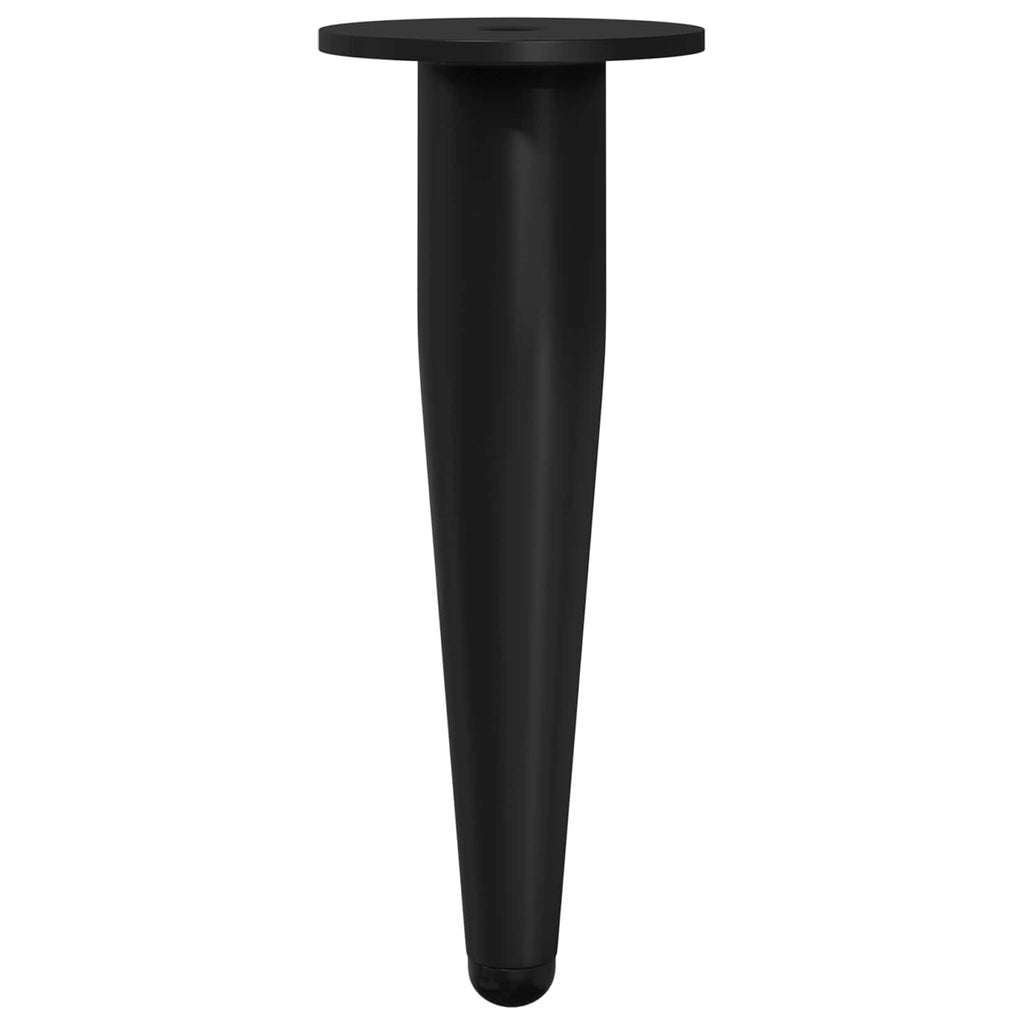 Furniture Feet 2 pcs Black Ø 40 x 98 mm Iron