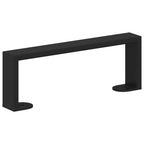 Furniture Feet 2 pcs Black 28.1 x 4 x 10 mm Iron