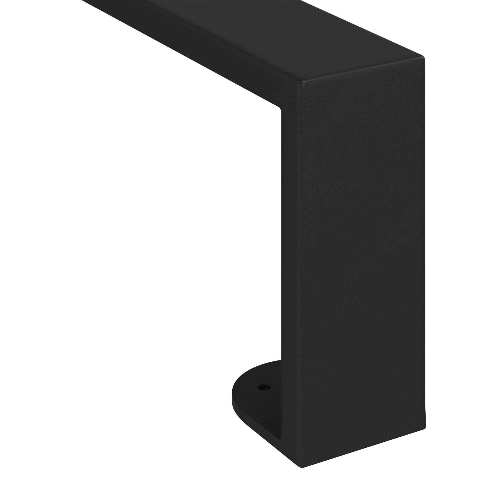 Furniture Feet 2 pcs Black 31.1 x 4 x 10 mm Iron