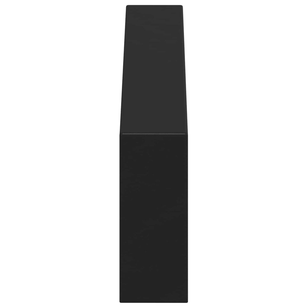 Furniture Feet 2 pcs Black 31.1 x 4 x 10 mm Iron