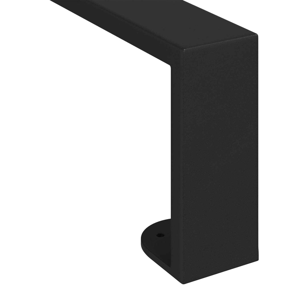 Furniture Feet 12 pcs Black 31.1 x 4 x 10 mm Iron