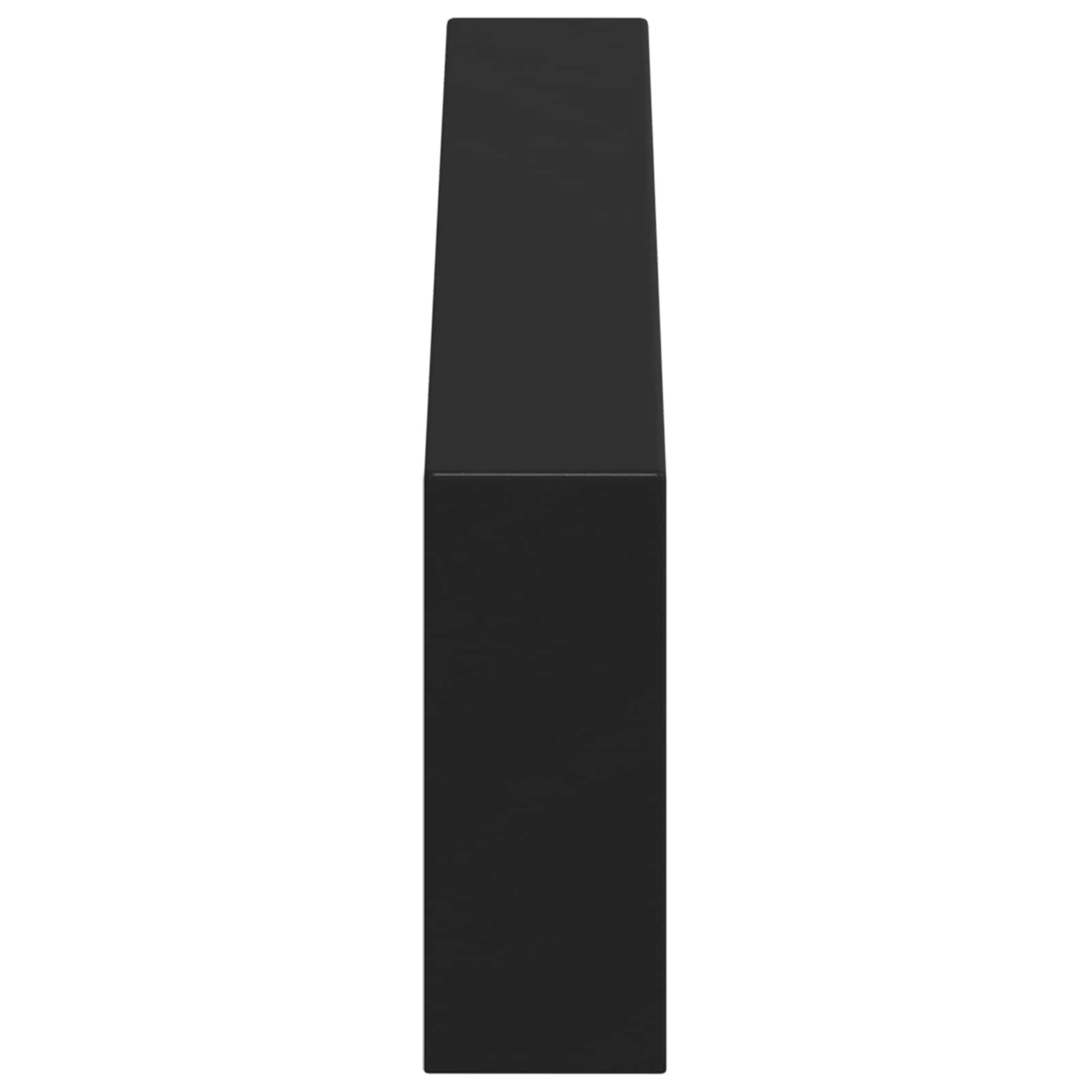 Furniture Feet 12 pcs Black 31.1 x 4 x 10 mm Iron