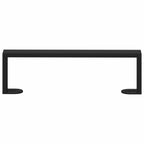 Furniture Feet 12 pcs Black 34.1 x 4 x 10 mm Iron