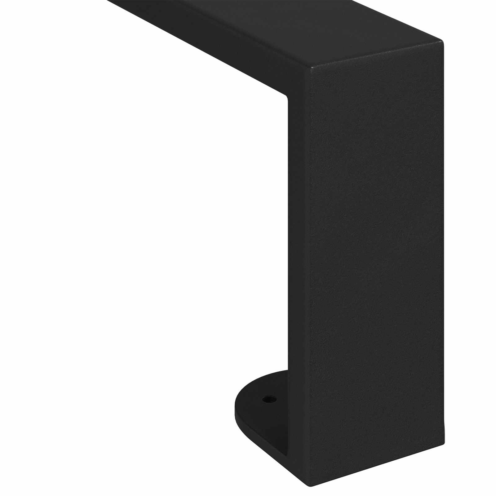 Furniture Feet 12 pcs Black 43.6 x 4 x 10 mm Iron